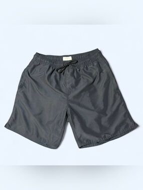 Saturdays NYC | Dark blue Navy lined swim shorts | Size M